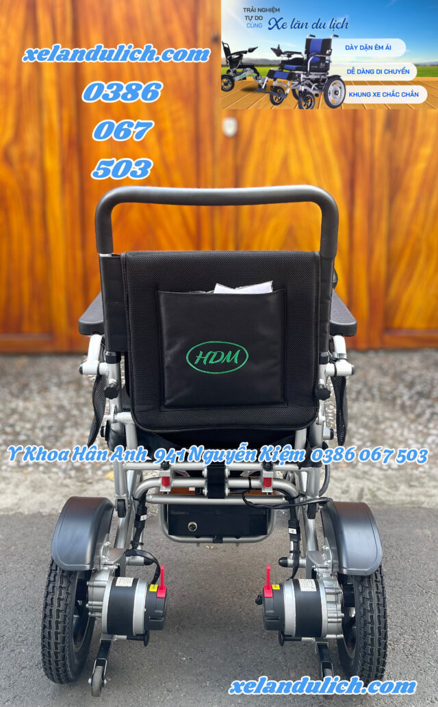 Xe lăn điện siêu nhẹ HDM HD-W73001 gấp gọn dễ dàng, mang đi du lịch - Hình ảnh 5