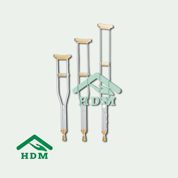 Nạng nách tập đi bằng hợp kim nhôm HDM