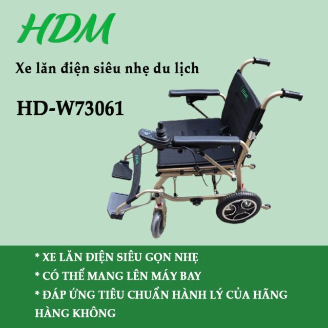 Xe lăn điện siêu nhẹ HDM HD-W73061