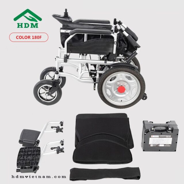 Xe lăn điện gấp gọn COLOR 180F-1 - Hình ảnh 4