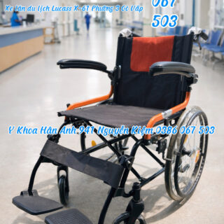 Xe Lăn Du Lịch Lucass X-61 (Bánh Lớn) – Lựa Chọn Số 1 Tại Gò Vấp