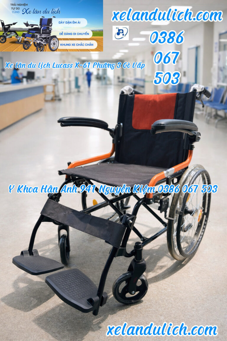 Xe Lăn Du Lịch Lucass X-61 (Bánh Lớn) – Lựa Chọn Số 1 Tại Gò Vấp