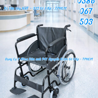 [MÃ HAT-002] Xe Lăn Tay Khung Sơn Tĩnh Điện Cao Cấp – Top 1 Lựa Chọn Tại Gò Vấp & TP.HCM