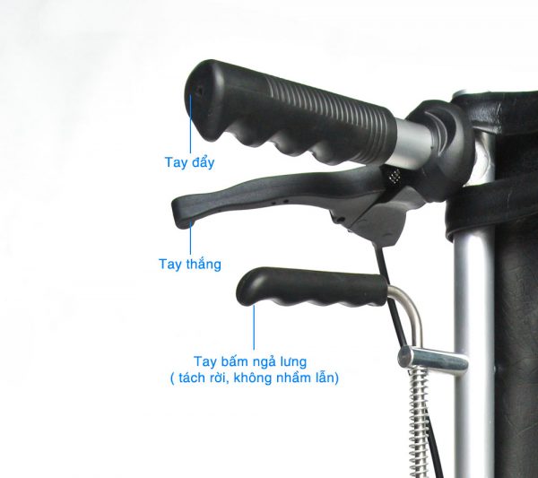 Xe Lăn Đa Năng Hợp Kim Nhôm Siêu Nhẹ HADN-608JB – Lựa Chọn Số 1 Tại Gò Vấp - Hình ảnh 5