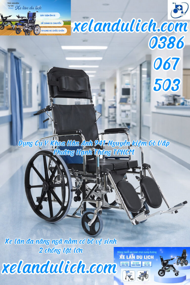 Xe Lăn Đa Năng Có Bô HADN-607JB: Giải Pháp Số 1 Cho Người Già, Người Bệnh Tại Gò Vấp